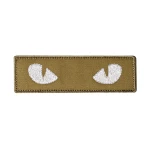 Шеврон (нашивка) Cat Eyes на липучці, 3.3 х 10.3 см. Койот Шеврон (нашивка) Cat Eyes на липучці, 3.3 х 10.3 см. Койот