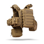 Комплект спорядження Commando Elite Tactical Assault Kit. Під 25х30 см бронеплити. Койот 4
