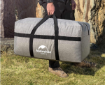Сумка для зберігання портативна Naturehike NH17S021-L 100 л світло-сіра 6