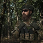 Одинарный подсумок под магазины АК/АR (тканевый). Мультикам 9 Одинарный подсумок под магазины АК/АR (тканевый). Мультикам 9