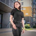 Поло тактичне M-Tac 65/35 Lady Чорний, black 5 Поло тактичне M-Tac 65/35 Lady Чорний, black 5