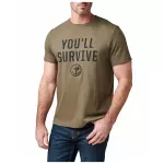 Футболка з малюнком "5.11 Tactical You'll Survive Tee" RANGER GREEN