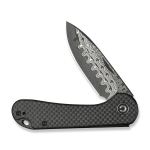 Ніж складаний Civivi Elementum Slip Joint C18062AJ-DS1 Damascus Carbon Fiber, сірий 3