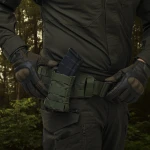 Одинарный подсумок под магазины АК/АR (тканевый). Олива 5 Одинарный подсумок под магазины АК/АR (тканевый). Олива 5