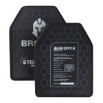 Керамическая бронеплита 4 класса Bronyx. Вес 2.5 кг. Размер L (26х33 см) 3
