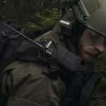 Підсумок для рації. Кріплення Molle. Cordura 1000. Колір Чорний 5