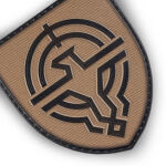 Нашивка на липучці "Сили безпілотних систем" PVC Coyote Brown 3 Нашивка на липучці "Сили безпілотних систем" PVC Coyote Brown 3
