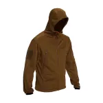Толстовка тактична з капюшоном "5.11 REACTOR FZ HOODIE" Battle Brown