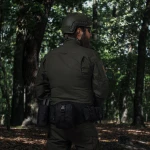 Комплект Modular Battle Belt S/M 2-го класу захисту. Тактичний пояс з обвісами. Чорний 12