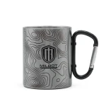 Туристична чашка для походів Milbot Map Pattern, Macc-03, 300 мл