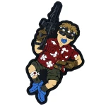 Патч (шеврон) «Малюк народжений для війни Summer Edition» від Sanchi. М’який ПВХ пластик 3 Патч (шеврон) «Малюк народжений для війни Summer Edition» від Sanchi. М’який ПВХ пластик 3