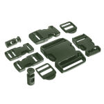Набір пряжок Fastex (9 шт.) "BUCKLE SET" Olive