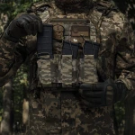 Одинарный эластичный подсумок под магазины АК/АR открытого типа. Крепление MOLLE. Пиксель (мм-14) 8 Одинарный эластичный подсумок под магазины АК/АR открытого типа. Крепление MOLLE. Пиксель (мм-14) 8