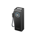 Павербанк EcoFlow RAPID Power Bank з кабелями 25000mAh, чорний
