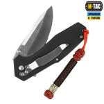 Темляк M-Tac Scandinavian Mannaz Bronze Чёрный&Красный 2