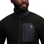 Кофта флисовая мужская Black Diamond M RiftFZ Fleece Jacket, Black/Black 3