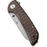 Ніж складаний Sencut Fritch Коричневий Micarta 5 Ніж складаний Sencut Fritch Коричневий Micarta 5