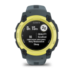 Смарт-годинник Garmin Instinct E, 40 mm. Жовто-Сірий 9