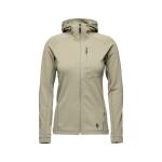 Жіноча флісова кофта з рукавом реглан Black Diamond W Coefficient Hoody, Pine Smoke