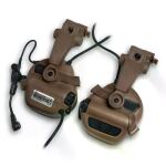 Активные защитные наушники Earmor M32X PLUS (CB) Coyote с гарнитурой и креплением на шлем 3 Активные защитные наушники Earmor M32X PLUS (CB) Coyote с гарнитурой и креплением на шлем 3