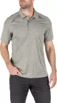 Футболка поло тактична з коротким рукавом "5.11 РARAMOUNT SHORT SLEEVE POLO" Heather Grey
