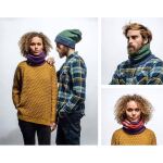 Шарф-труба-шапка Buff Knitted Neckwarmer Hat Aidan, Plum 2 Шарф-труба-шапка Buff Knitted Neckwarmer Hat Aidan, Plum 2