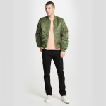 Куртка Alpha Industries MA-1 Bomber Jacket. Зелений 2