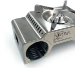 Портативна газова плитка Base Camp Camping Stove Mokka. Сірий 3