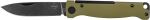 Ніж Boker Atlas OD Green, клинок 75 мм, сталь Sandvik 12C27 9 Ніж Boker Atlas OD Green, клинок 75 мм, сталь Sandvik 12C27 9