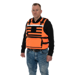 Бронежилет 1 класу захисту для комунальних та аварійних служб Rarog Civil Protection Vest. Помаранчевий