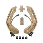 Комплект реек на шлем Fast\TOR-D, планки Picatinny и крепления Wing-Loc, Койот 5 Комплект реек на шлем Fast\TOR-D, планки Picatinny и крепления Wing-Loc, Койот 5