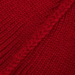 Шапка вязаная Docker Hat. Cotton and wool. Красный 4