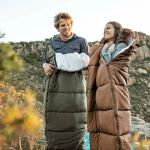 Спальник з капюшоном Naturehike U150 NH20MSD07, (11°C), лівий, коричневий 3