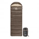 Спальний мішок Naturehike U350S (від -2°C до -13°C). Лівий. Колір Коричневий Спальний мішок Naturehike U350S (від -2°C до -13°C). Лівий. Колір Коричневий