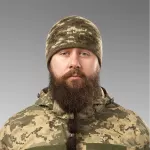 Шапка пряма без відвороту. Піксель 3 Шапка пряма без відвороту. Піксель 3