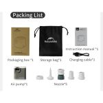 Багатофункціональний повітряний насос-ліхтар Naturehike CNK2550ZM012 Green 3 Багатофункціональний повітряний насос-ліхтар Naturehike CNK2550ZM012 Green 3