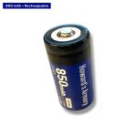 Акумуляторна батарея літієва CR123A/16340 850mAh 3.7V Lithium 5 Акумуляторна батарея літієва CR123A/16340 850mAh 3.7V Lithium 5