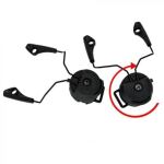Адаптер ACM Headset Helmet Rail (black) для навушників Howard Leight Impact Sport 6 Адаптер ACM Headset Helmet Rail (black) для навушників Howard Leight Impact Sport 6