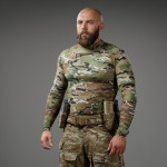 Рашгард тактичний Raptor Rashguard Multicam. Slim fit, polyester 2