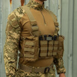 Розвантажувальна система-ліфчик MOLLE "LPCH" (Low Profile Chest Harness) Coyote Brown 2 Розвантажувальна система-ліфчик MOLLE "LPCH" (Low Profile Chest Harness) Coyote Brown 2