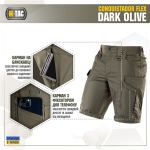 Шорти M-Tac Conquistador Flex Dark Олива, dark Olive 4 Шорти M-Tac Conquistador Flex Dark Олива, dark Olive 4
