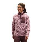 Кофта женская флисовая Black Diamond W Rift HZ Fleece Jacket, Relief/Meadow Rose/Fig 2 Кофта женская флисовая Black Diamond W Rift HZ Fleece Jacket, Relief/Meadow Rose/Fig 2