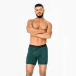 Труси чоловічі Men's Set Anatomic Long 2.1 Black Series Micromodal. Темно-зелений 2