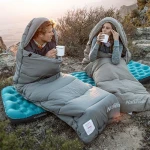 Спальный мешок Naturehike M400 (от -4°C до -18°C). Левый. Цвет Олива 4