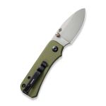 Ніж складаний Civivi Baby Banter Зелений G10 Nitro-V Сірий Stonewash 2