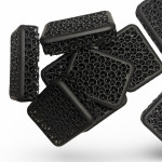 3D подушки для балістичного шолому SXE Micro Latice. Чорний 2