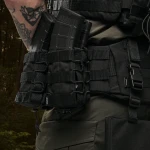 Двойной подсумок под магазины АК/АR (тканевый). Черный 7 Двойной подсумок под магазины АК/АR (тканевый). Черный 7