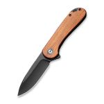 Ніж складаний Civivi Elementum D2 / Guibourtia Wood, коричневий