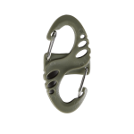 Пластиковий карабін S-Hook Олива