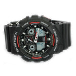 Годинник Casio G-Shock GA-100. Чорно-червоний 3